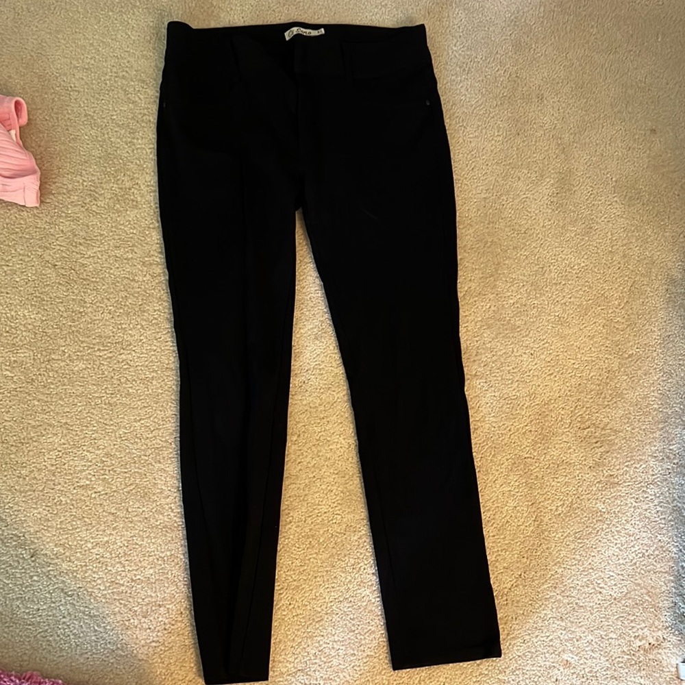 Black jeggings